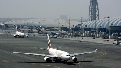 The three major US airlines – American, Delta and United – have accused Emirates, Etihad Airways and Qatar Airways of benefiting from $42 billion in government subsidies in violation of the ‘open skies’ agreements. Kamran Jebreili / AP Photo