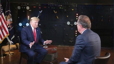 Donald Trump has clarified his comments calling Meghan Markle nasty during an interview with Piers Morgan. Courtesy ITV