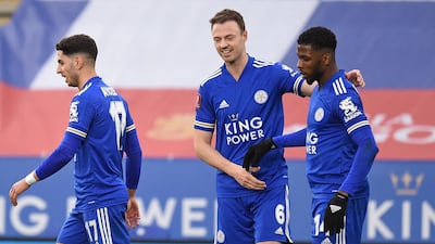 Jonny Evans, 8 -- Had United forward Anthony Martial firmly in his back pocket in what was an excellent, commanding display from the former Red. Booked for clipping Fernandes as the United sub looked to spread the play during a counterattack. AFP