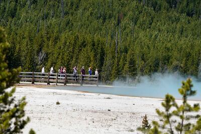 Explore Yellowstone National Park before the summertime crowds arrive. AFP