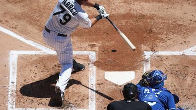The towering Jose Abreu is making his presence felt with more than his height. Jonathan Daniel/Getty Images