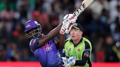 Bangla Tigers' batsman Andre Fletcher. Chris Whiteoak / The National