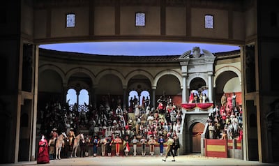A production of Bizet's Carmen will open the new season of the Royal Opera House Muscat. Picture courtesy of Royal Opera House Muscat.