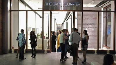 The Empty Quarter Gallery in Dubai, DIFC. Courtesy of The Empty Quarter.