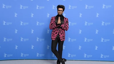 Ranveer Singh poses at the 'Gully Boy' photocall during the 69th Berlinale International Film Festival Berlin at Grand Hyatt Hotel on February 9, 2019 in Berlin, Germany. Getty Images