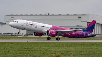 Wizz Air Abu Dhabi stopped its operations from the UAE capital because of a 'strategic realignment'. Photo: Wizz Air