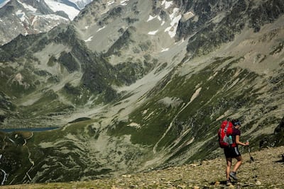 Hiking in the French Alps. Stuart Butler