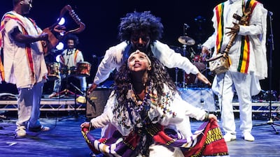 Ethiopian troupe Fendika are one of the many artists to perform at the NYU Abu Dhabi Arts Centre. Photo: Waleed Shah