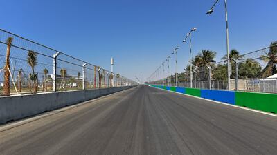 The Jeddah Corniche Circuit that is expected to host the Saudi Arabian Grand Prix in the Saudi Red Sea resort of Jeddah. AFP