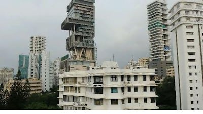 Mukesh Ambani's Mumbai home, known as Antilia, is said to be one of the most expensive private residences in the world. It is alleged that there were irregularities in the land deal, which could lead to an investigation into the affairs of the world's ninth richest man. Indranil Mukherjee / AFP