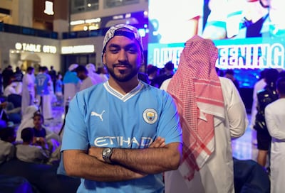 Ali Mohamed: 'Today is our day. We have three titles now and more to come.' Khushnum Bhandari / The National