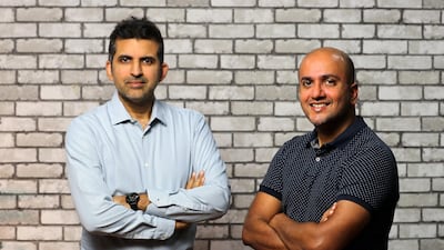 Abbas Jaffar Ali and Hitesh Uchil have launched Helwa, an app which saves and automatically applies discount coupon codes from the internet on users' online purchases. Chris Whiteoak / The National