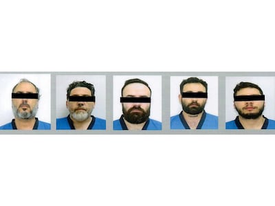 The Wam news agency published this image as it announced the dismantling of a 'terrorist network'. Photo: Wam