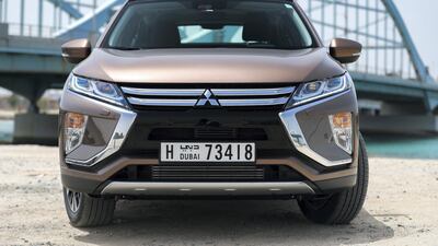 The Mitsubishi Eclipse Cross in Abu Dhabi. Victor Besa / The National