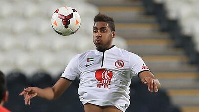 Khamis Esmaeel made 18 Arabian Gulf League appearances for Al Jazira last season. Ravindranath K / The National