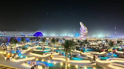 The MDLTOWN area of Soundstorm is a relaxing place to dine and meet up with friends. Saeed Saeed / The National