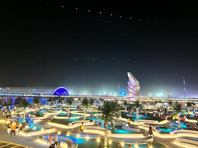 The MDLTOWN area of Soundstorm is a relaxing place to dine and meet up with friends. Saeed Saeed / The National