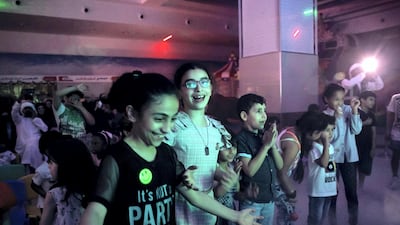 Laser Man is a family-friendly show, with two performances coming up on July 18 and 19 in Ajman. Photo: Reem Mohammed / The National