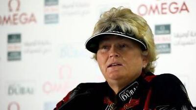Laura Davies comes into the Dubai tournament on the back of her 82nd title. Satish Kumar / The National