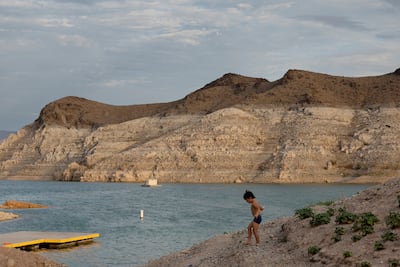 Low water levels at Lake Mead near Overton, Nevada. Reuters