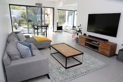 The couple spent Dh3 million renovating their property. Pawan Singh / The National