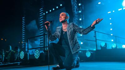 He sang songs such as 'Angels' and 'Let Me Entertain You'. Courtesy MSL