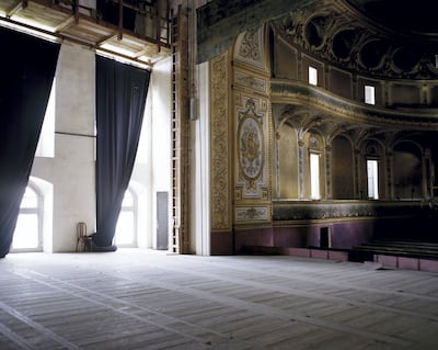 The view from the stage at the Palace of Fontainebleau. Gilles Coulon / Tendance Floue / OPPIC