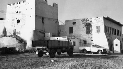 A view of the former castle of the Sheikh of Ras al-Khaimah. Horst Faas / AP photo