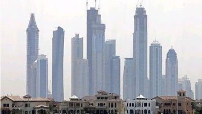 The number of property related companies in Dubai has gone down. Jeff Topping / The National