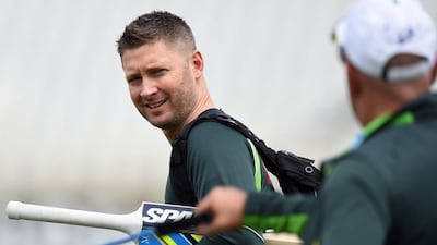 Michael Clarke is all for finding a solution but wants the show to go on regardless. Paul Ellis / AFP