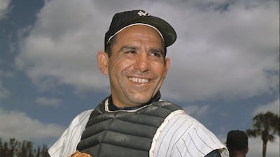 New York Yankees catcher Yogi Berra shown at spring training in an undated photo. AP Photo