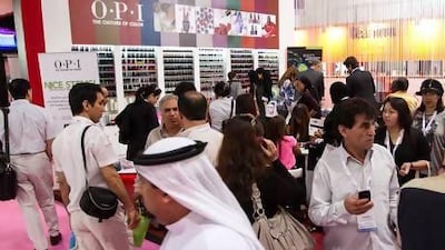 BeautyWorld Middle East 2012 in Dubai. More exhibitors are expected this year. Courtesy EPOC Messe Frankfurt