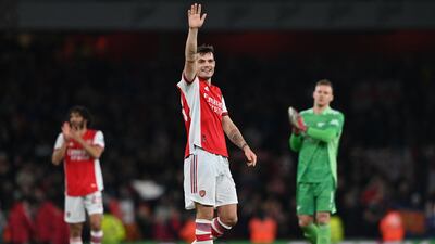 SUBS: Granit Xhaka (For Balogun 56’): 6 - The Switzerland international came on to add some security in midfield and helped his side take control with comfortable passes on the ball. AFP