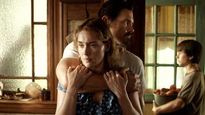 Left to right, Kate Winslet as Adele, Josh Brolin as Frank and Gattlin Griffith as Henry in Labor Day. Dale Robinette / Paramount Pictures