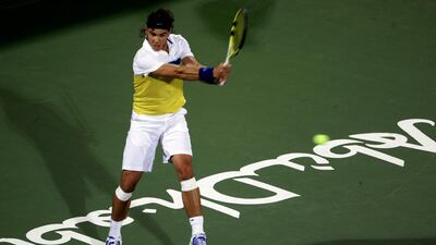 2009 - Nadal made his first appearance in Abu Dhabi, losing to Andy Murray in the final. AFP