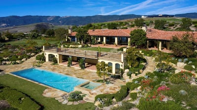 El Rancho Tajiguas in California. Photo: Concierge Auctions