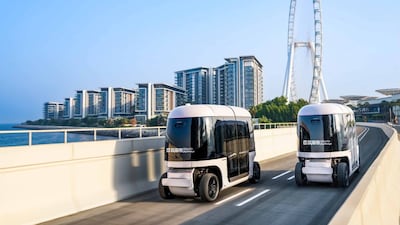 The RTA is testing the autonomous electric vehicles which are powered by artificial intelligence. Photo: WAM