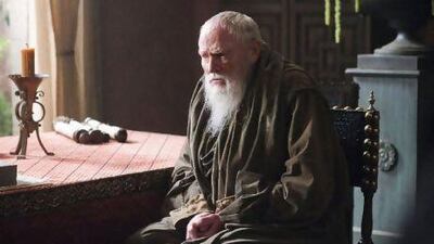 Julian Glover as Grand Maester Pycelle in Game of Thrones.