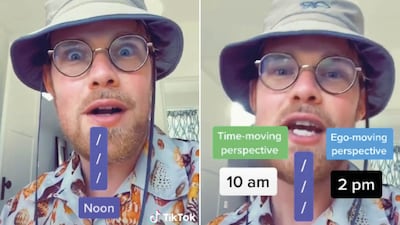 Canadian science influencer Gregory Brown has explained the two different ways that people see time in a new viral video. TikTok / AsapScience