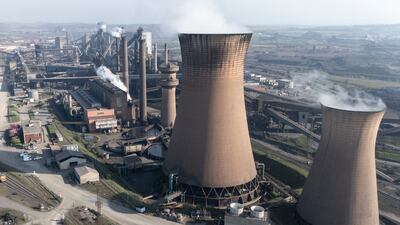 British Steel's Scunthorpe site. Getty Images