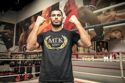 Dubai-based fighter Mounir Lazzez. Antonie Robertson / The National