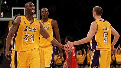 Shawn Vanzant, centre, and his Butler teammates, disposed of Virginia Commonwealth in the semi-final but will now have to beat the University of Connecticut to win the NCAA Tournament men’s final tomorrow.