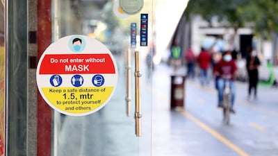 Measures to curb Covid-19 remain in place. Chris Whiteoak / The National