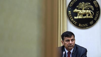 Raghuram Rajam, the Reserve Bank of India governor, says it was not enough to ‘apply band-aids to keep loans current’. Danish Siddiqui / Reuters