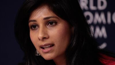 Gita Gopinath, chief economist at the International Monetary Fund (IMF). Bloomberg