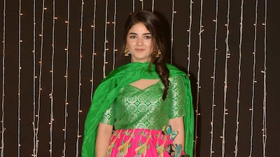 Zaira Wasim, pictured here at Priyanka Chopra and Nick Jonass reception in Mumbai. Photo: Getty