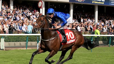 Harry Angel ridden by Adam Kirby wins the Sprint Cup Stakes at Haydock. Clint Hughes / PA Wire