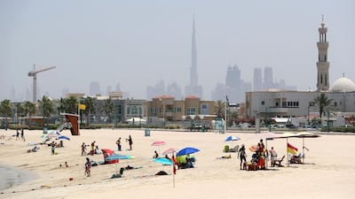 A public beach in Jumeirah.