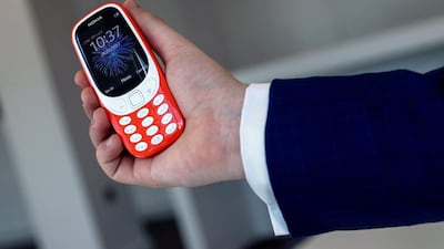 The Nokia 3310 will go on sale in the UAE some time in the next three months with a guidance price of about Dh190. Eddie Keogh / Reuters