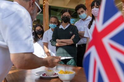 Five winners were selected from about 140 entries in a baking competition across Gems Schools in Dubai. Antonie Robertson / The National